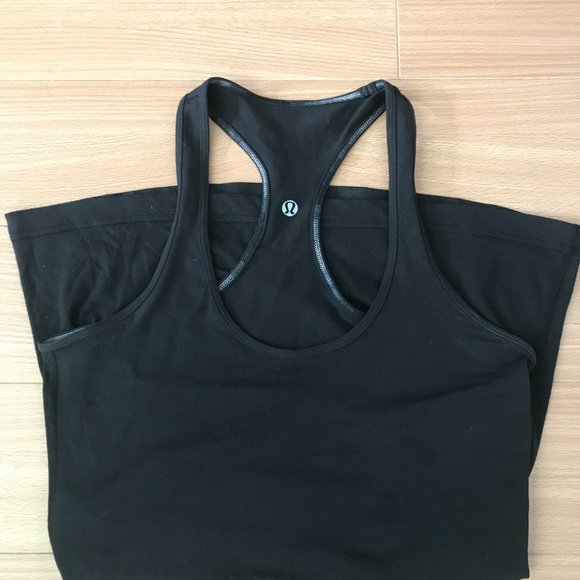 Lululemon Cool Racerback black 4 - Picture 2 of 2